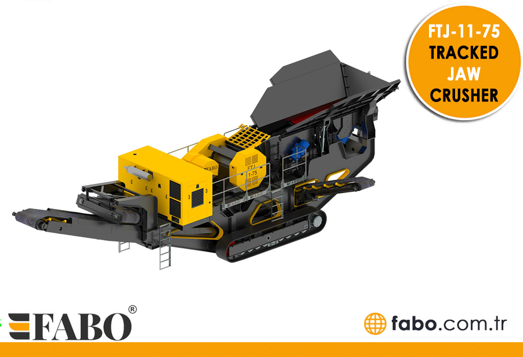 FTJ Series Tracked Jaw Crusher Fabo