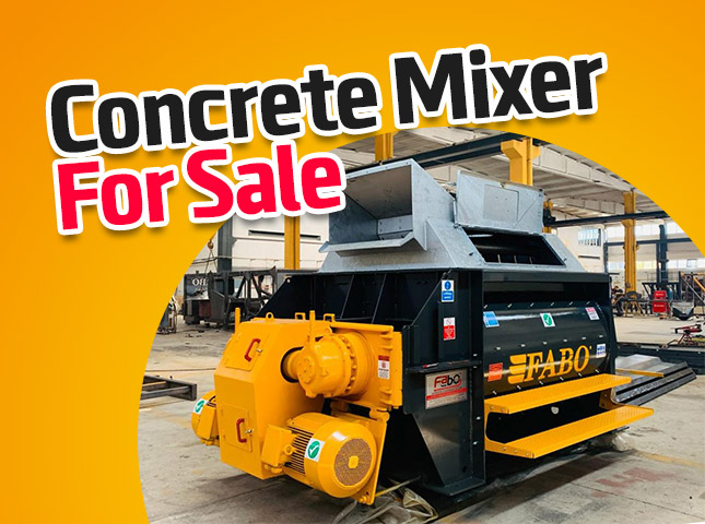 Concrete Mixer For Sale