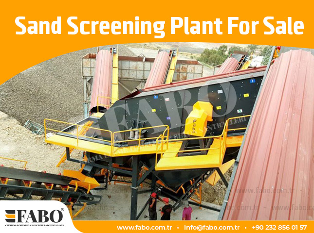 Sand Screening Plant For Sale