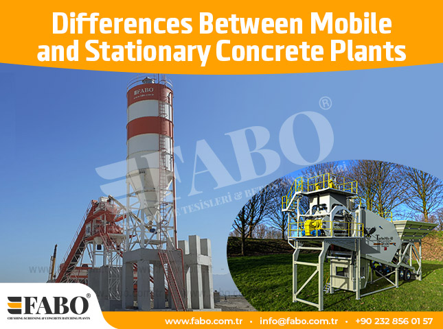 Differences Between Mobile and Stationary Concrete Plants