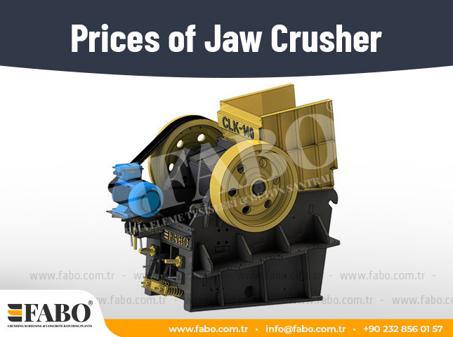 Prices of Jaw Crusher