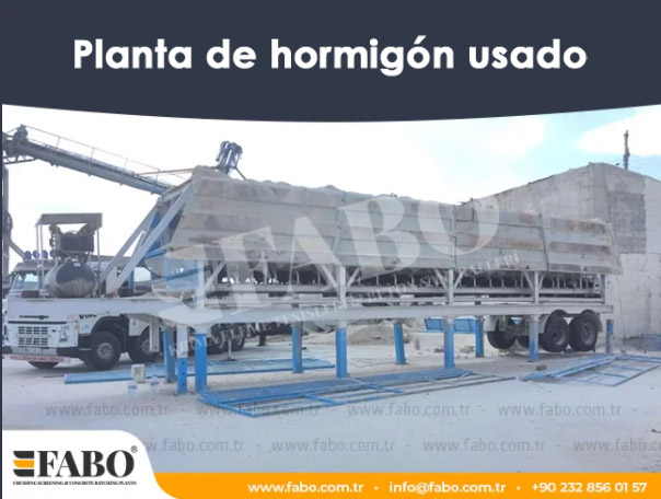 Planta de hormigón usado