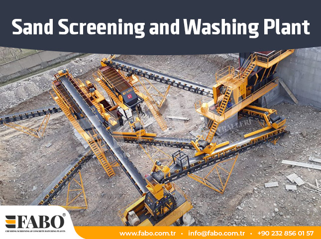 Sand Screening and Washing Plant