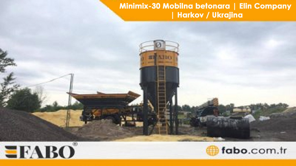 Minimix-30 Mobilna betonara | Elin Company | Harkov / Ukrajina