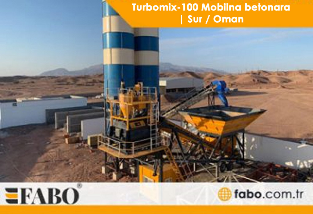 Turbomix-100 Mobilna betonara | Sur / Oman