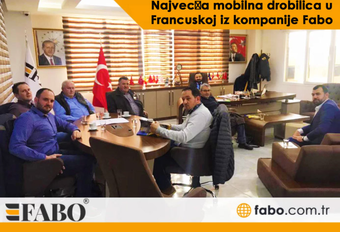 Najveća mobilna drobilica u Francuskoj iz kompanije Fabo