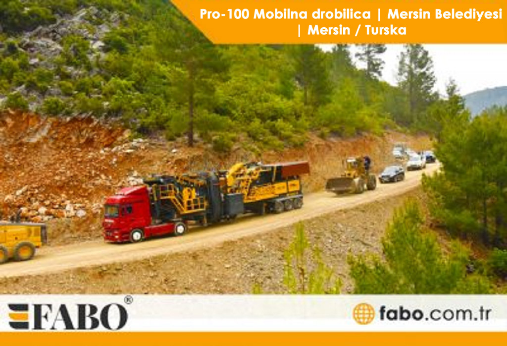 Pro-100 Mobilna drobilica | Mersin Belediyesi | Mersin / Turska