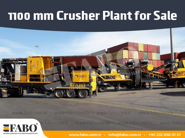 1100 mm Crusher Plant for Sale