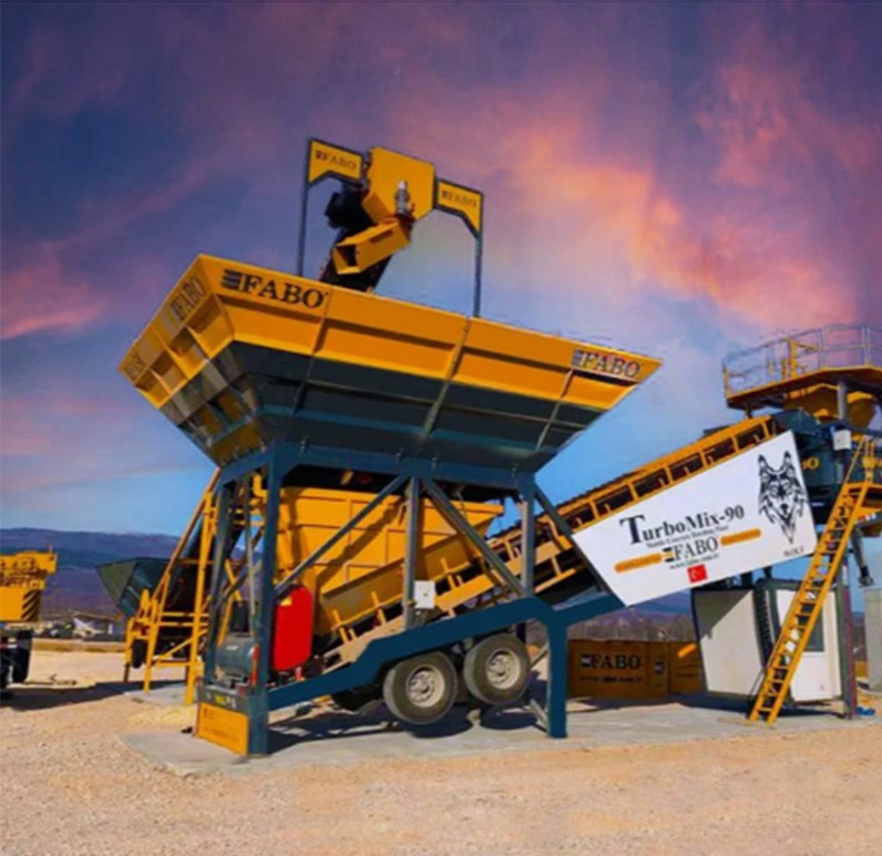 Mobile Concrete Batching Plant