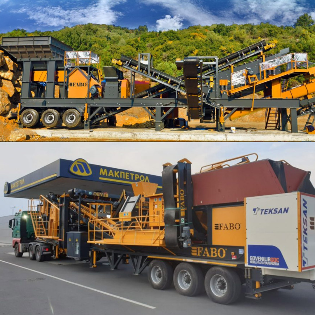 Mobile Rock Crushing Screening Plants