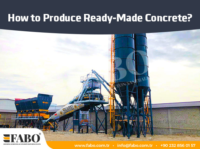 How to Produce Ready-Made Concrete?