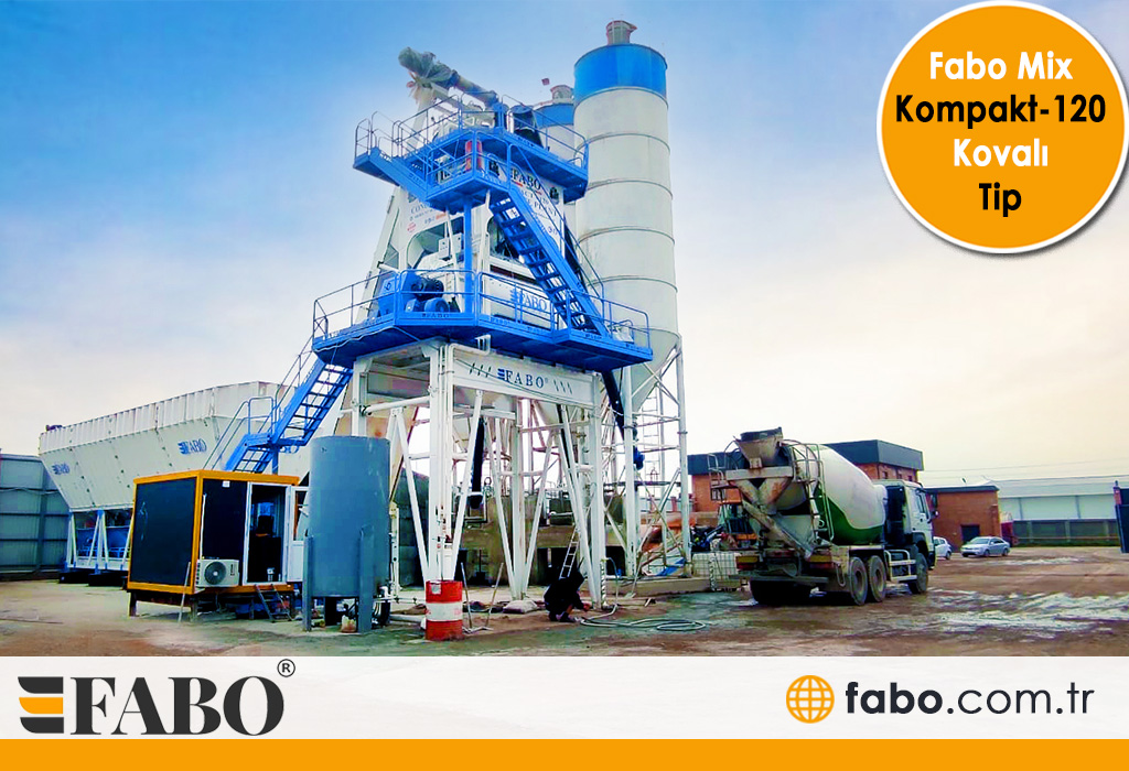 Kompakt-120 Kovalı Tip Beton Santrali - Fabo