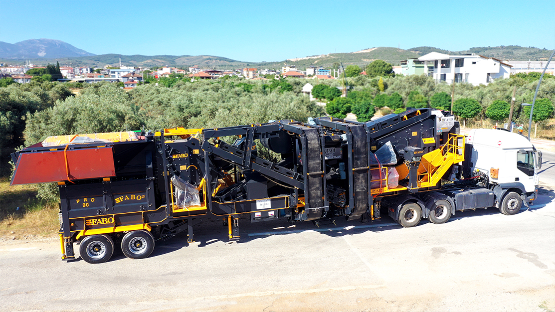 mobile crushing screening plant