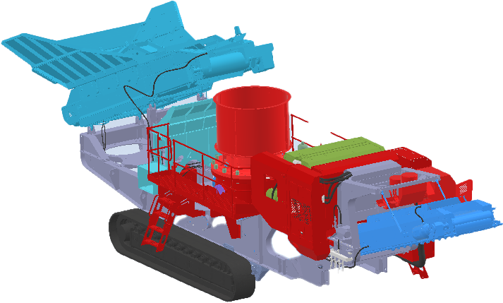 tracked cone crusher