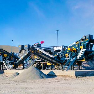 mobile crushing screening washing plant