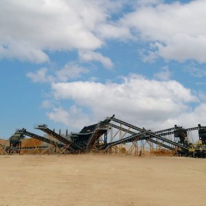 stationary crushing screening plant