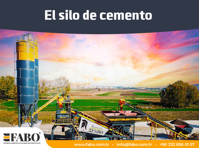 El silo de cemento