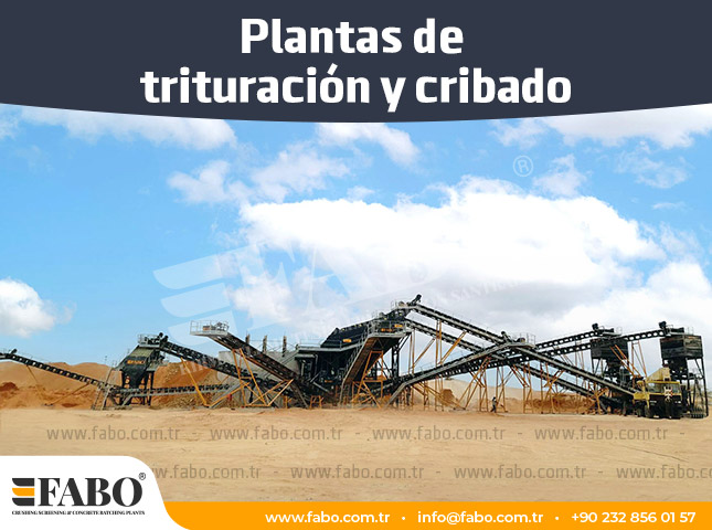 Plantas de trituración y cribado