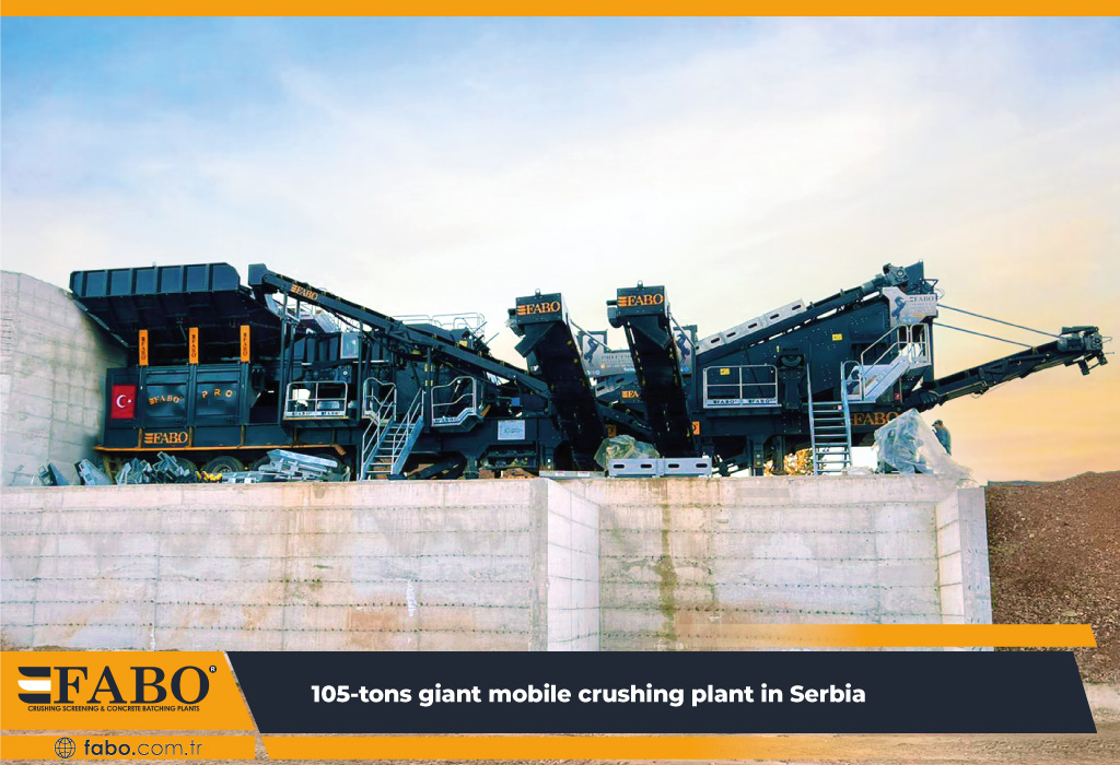 mobile crushing plant