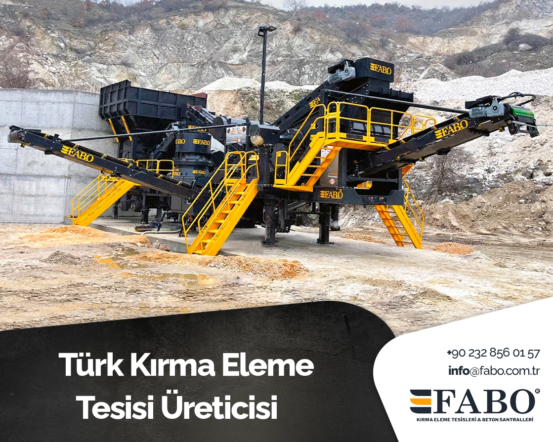 Türk Kırma Eleme Tesisi Üreticisi