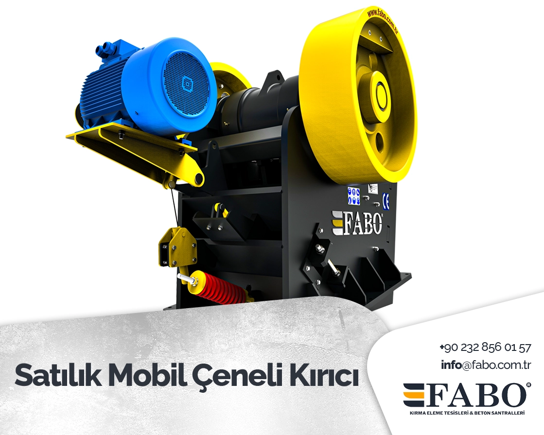 Satılık Mobil Çeneli Kırıcı