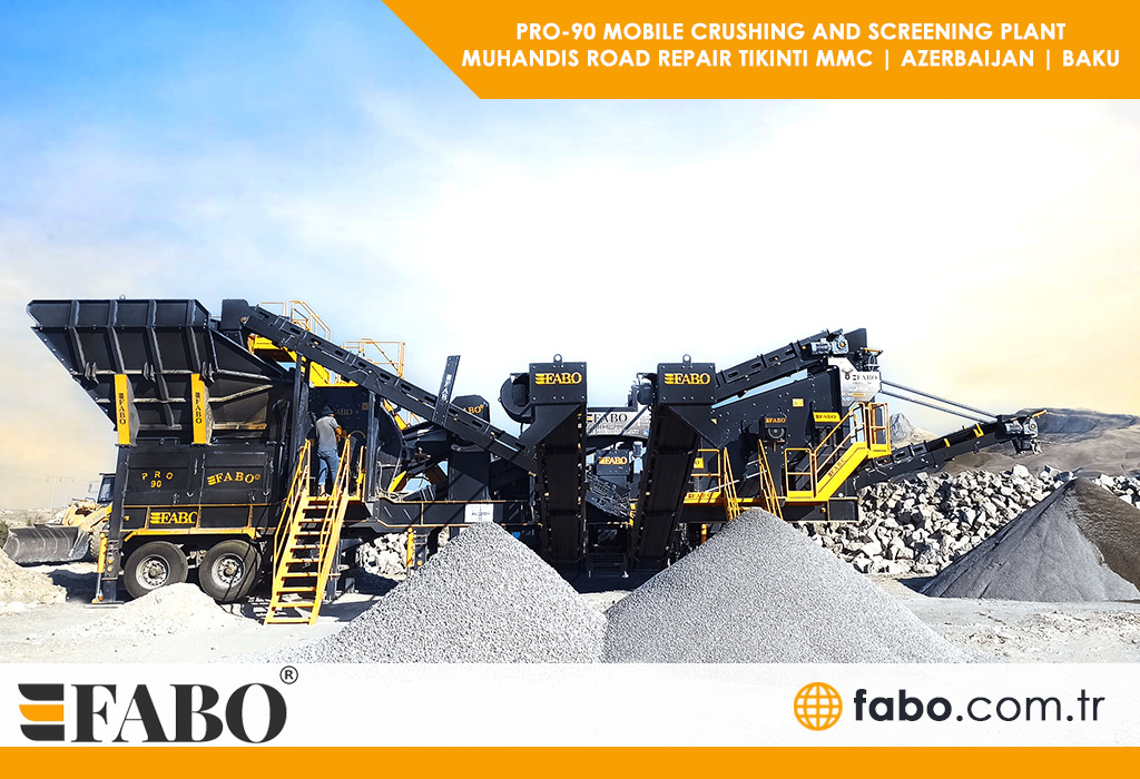 mobile crushing screening plant