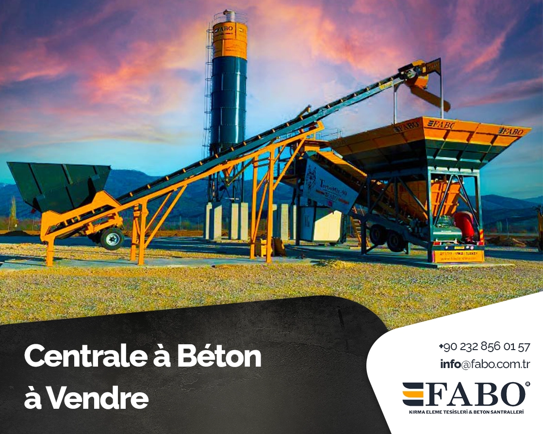 Centrale à Béton à Vendre