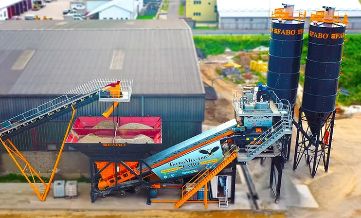 Mobile Concrete Batching Plant