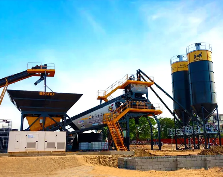 Mobile Concrete Batching Plant