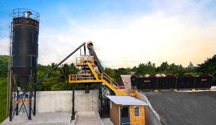 Compact Concrete Batching Plant