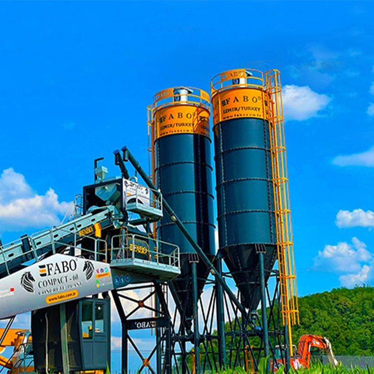 Compact Concrete Batching Plant