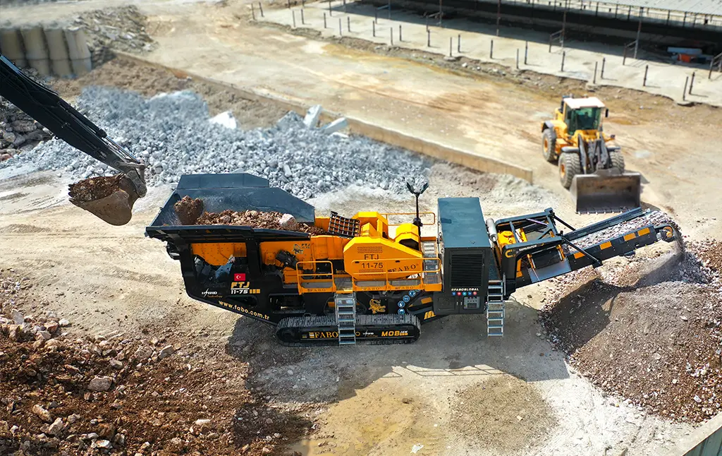 mobile jaw crusher