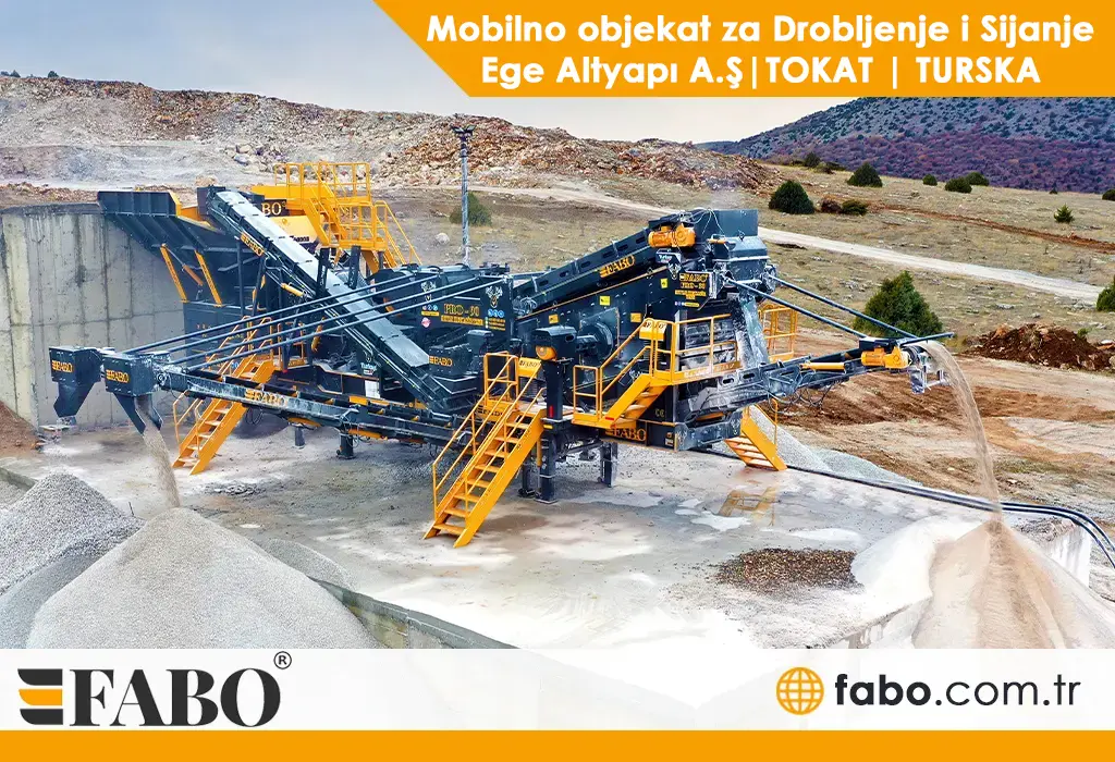 Mobilno objekat za Drobljenje i Sijanje