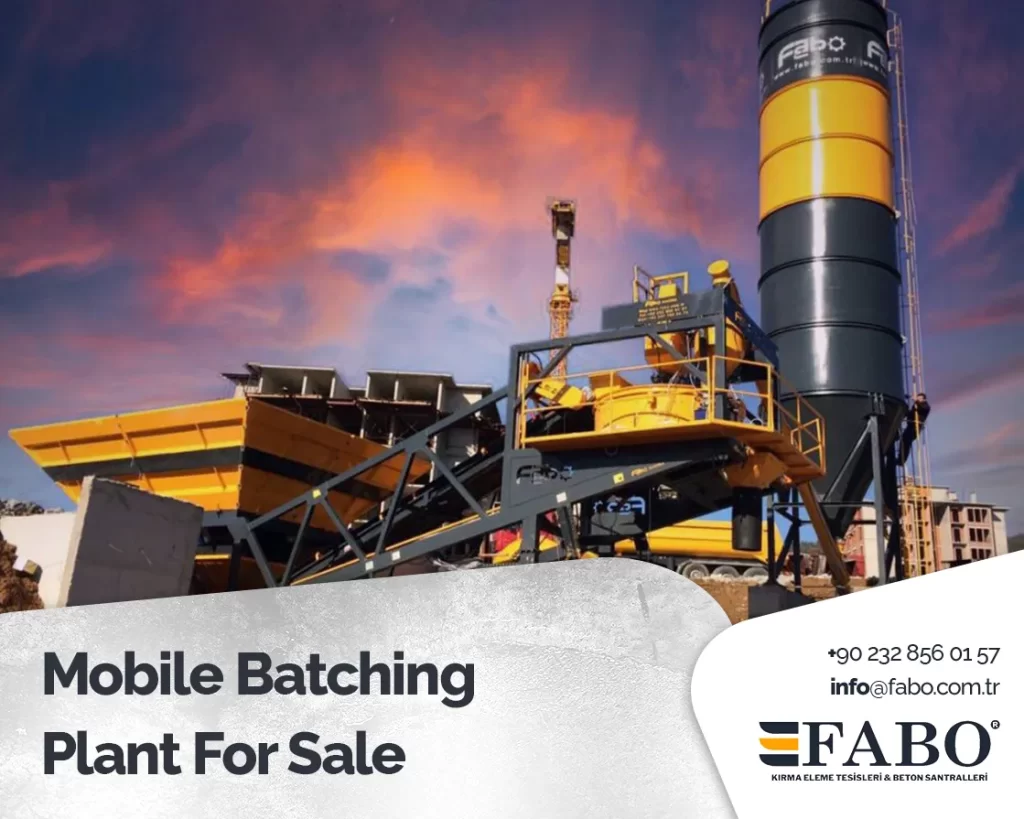 Mobile Batching Plant For Sale