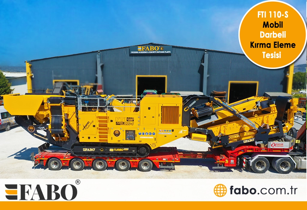 FTI-110-S Paletli Darbeli Kırma Eleme Tesisi