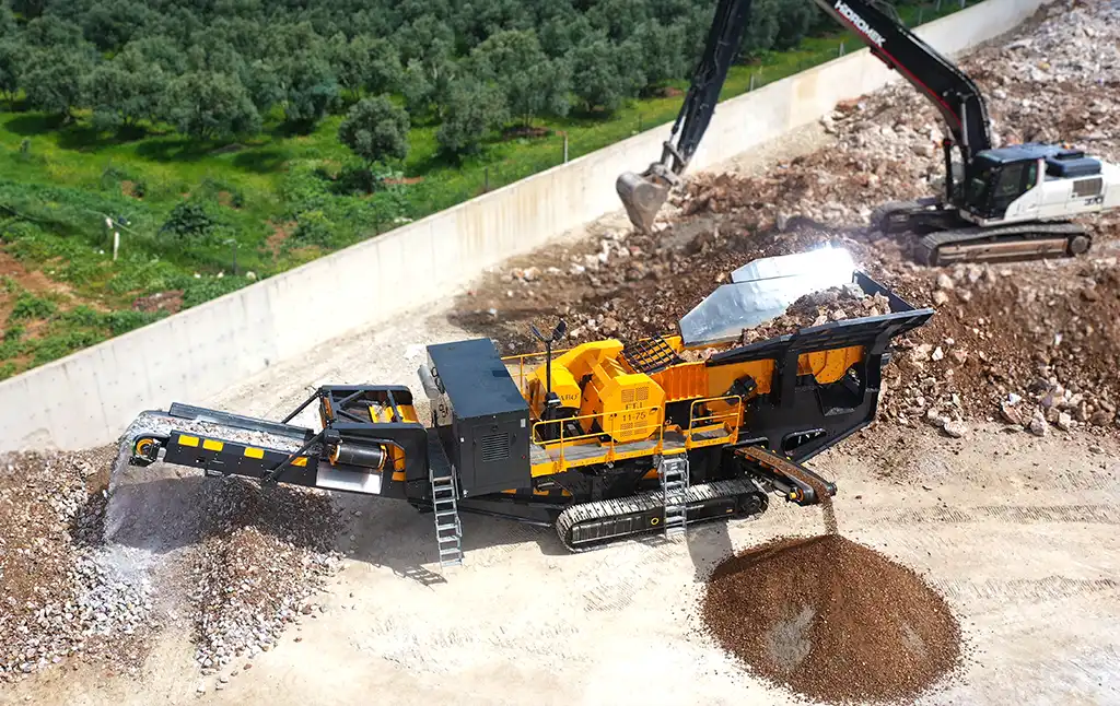 mobile jaw crusher