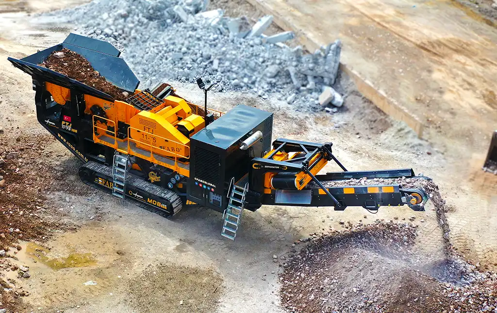 mobile jaw crusher