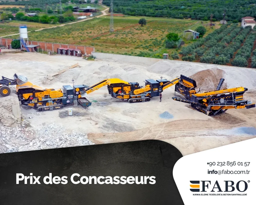 Prix des Concasseurs